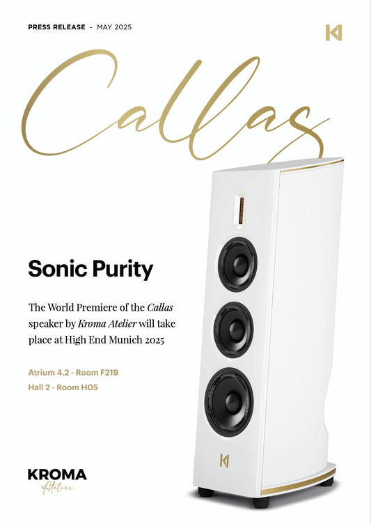Kroma Atelier Callas debut at the High End Munich Trade Show 2025!