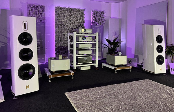 Kroma Atelier loudspeakers used in Stereophile.com Amplifier Demo!